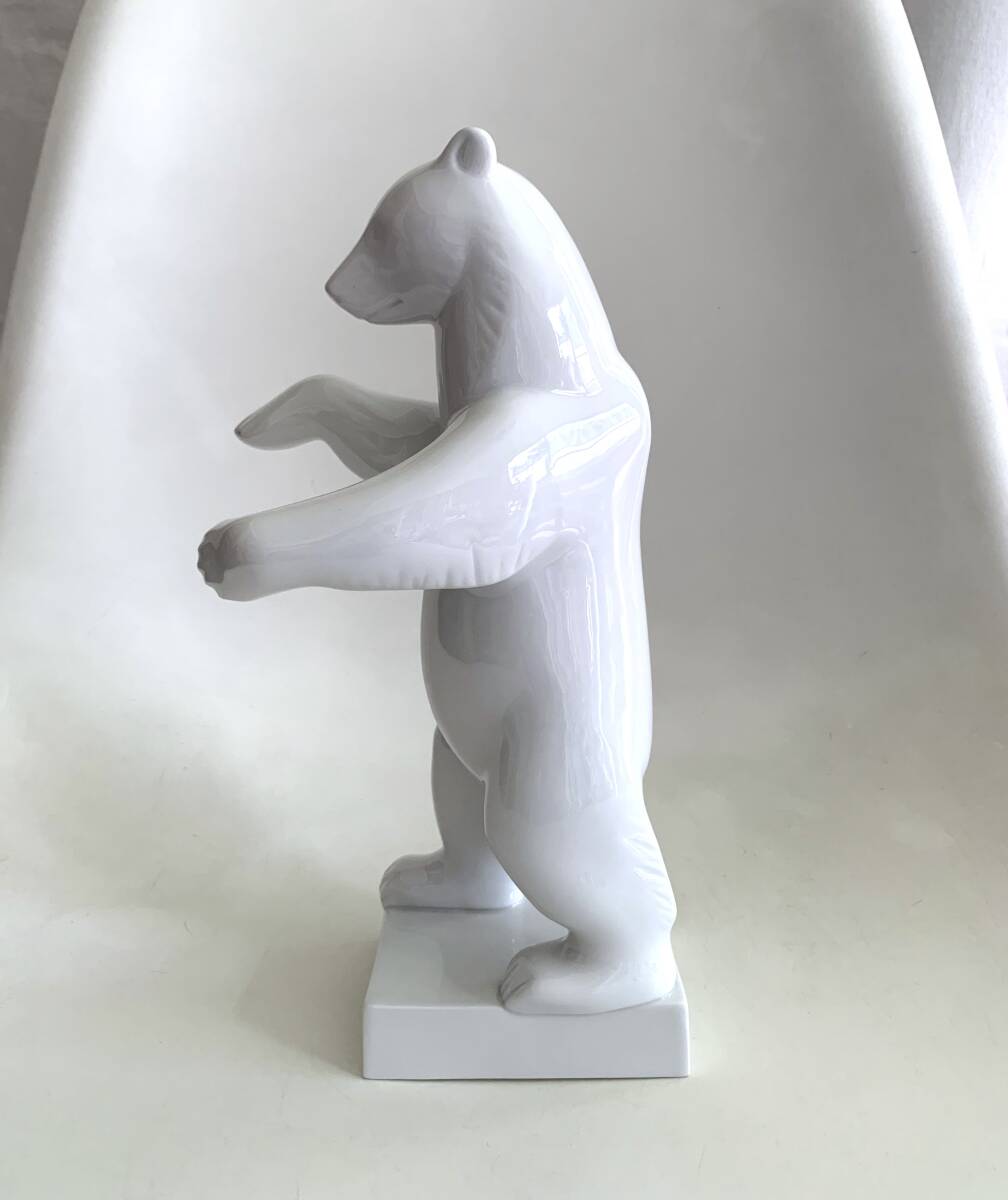 ◆ビンテージ KPM Porcelain Berlin Bear ベルリンベア 置物 陶器製 ベルリンベア JVC フィギュリンレア_画像2