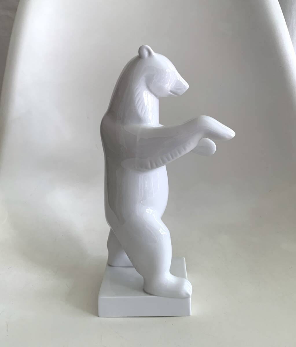 ◆ビンテージ KPM Porcelain Berlin Bear ベルリンベア 置物 陶器製 ベルリンベア JVC フィギュリンレア_画像4
