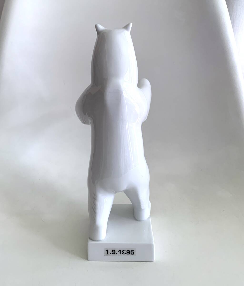 ◆ビンテージ KPM Porcelain Berlin Bear ベルリンベア 置物 陶器製 ベルリンベア JVC フィギュリンレア_画像3