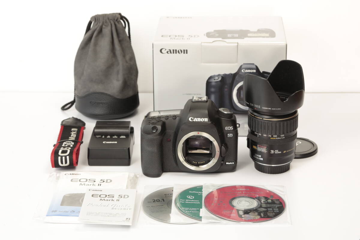 Canon EOS 5D Mark II &EF 28-135レンズ - デジタル一眼レフ