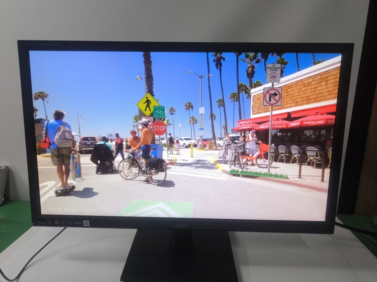 「液21」iiyama ProLite E2483HSU-B5 24インチ液晶モニター PL2483HS 電源コード付き（240830)