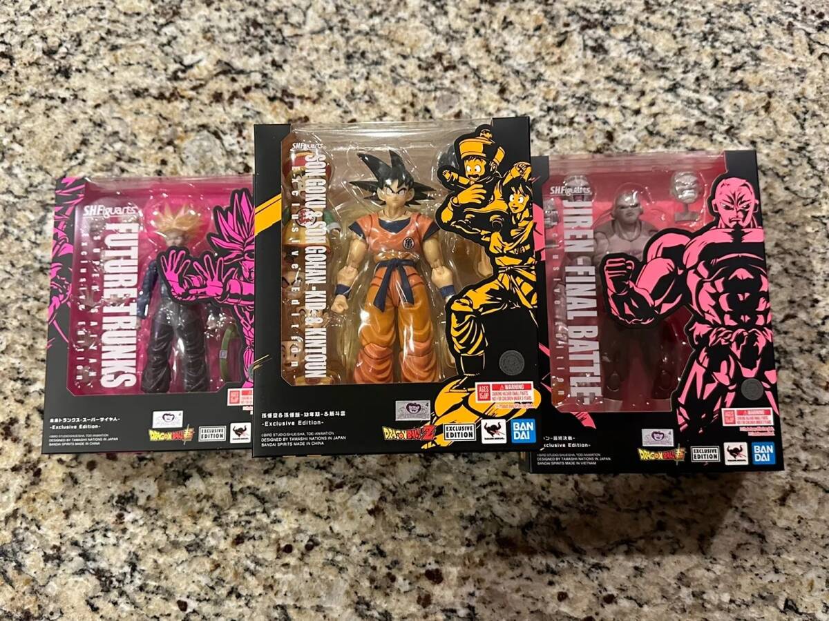 通販 サンディエゴコミコン SDCC 2024 会場限定 ドラゴンボール S.H.Figuarts 3点セット shf s.h.フィギュアーツ 孫悟空