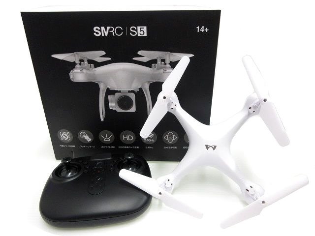 ドローン SMRC S5 (白) MS SMRC SMAO S5 次世代 ドローン ホワイト 白 2.4GHz 200万画素