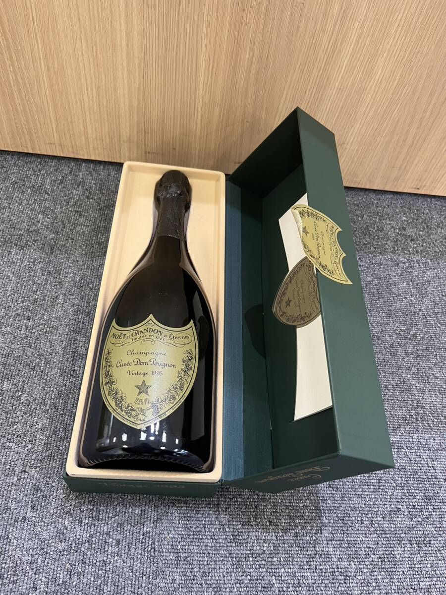 【EKA-0826.5-425】【1円～】Dom perignon ドンペリニヨン ヴィンテージ シャンパン 1995 12.5% 750ml 果実酒 アンティーク 未開栓 保管