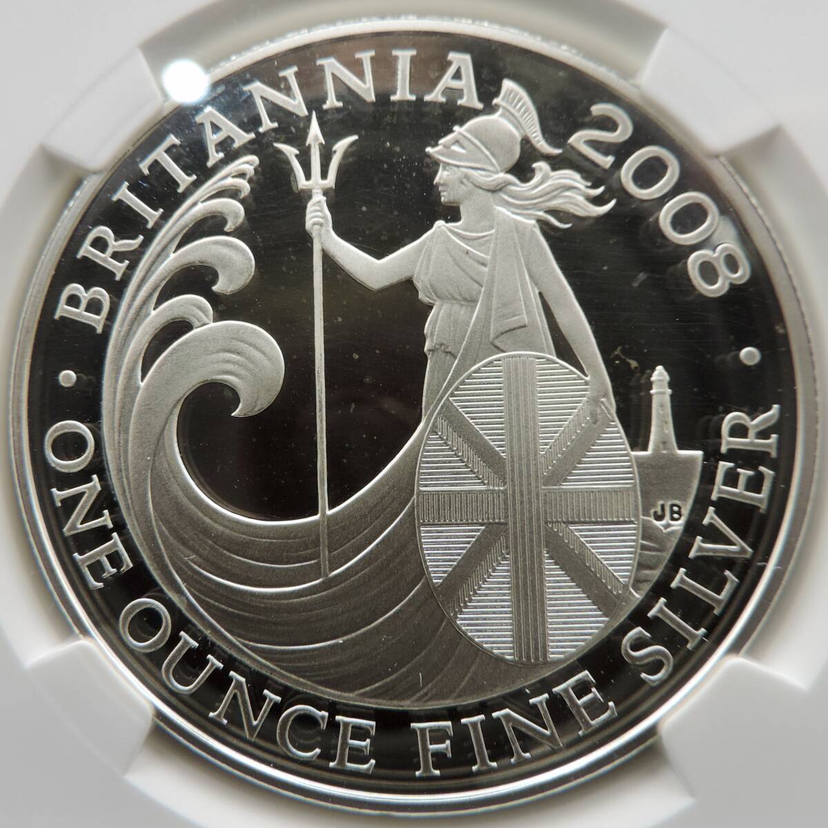 2008年 イギリス ブリタニア銀貨 PCGS PR69DCAM ロイヤルミント 2008年 イギリス ブリタニア銀貨 PCGS PR69DCAM ロイヤルミント