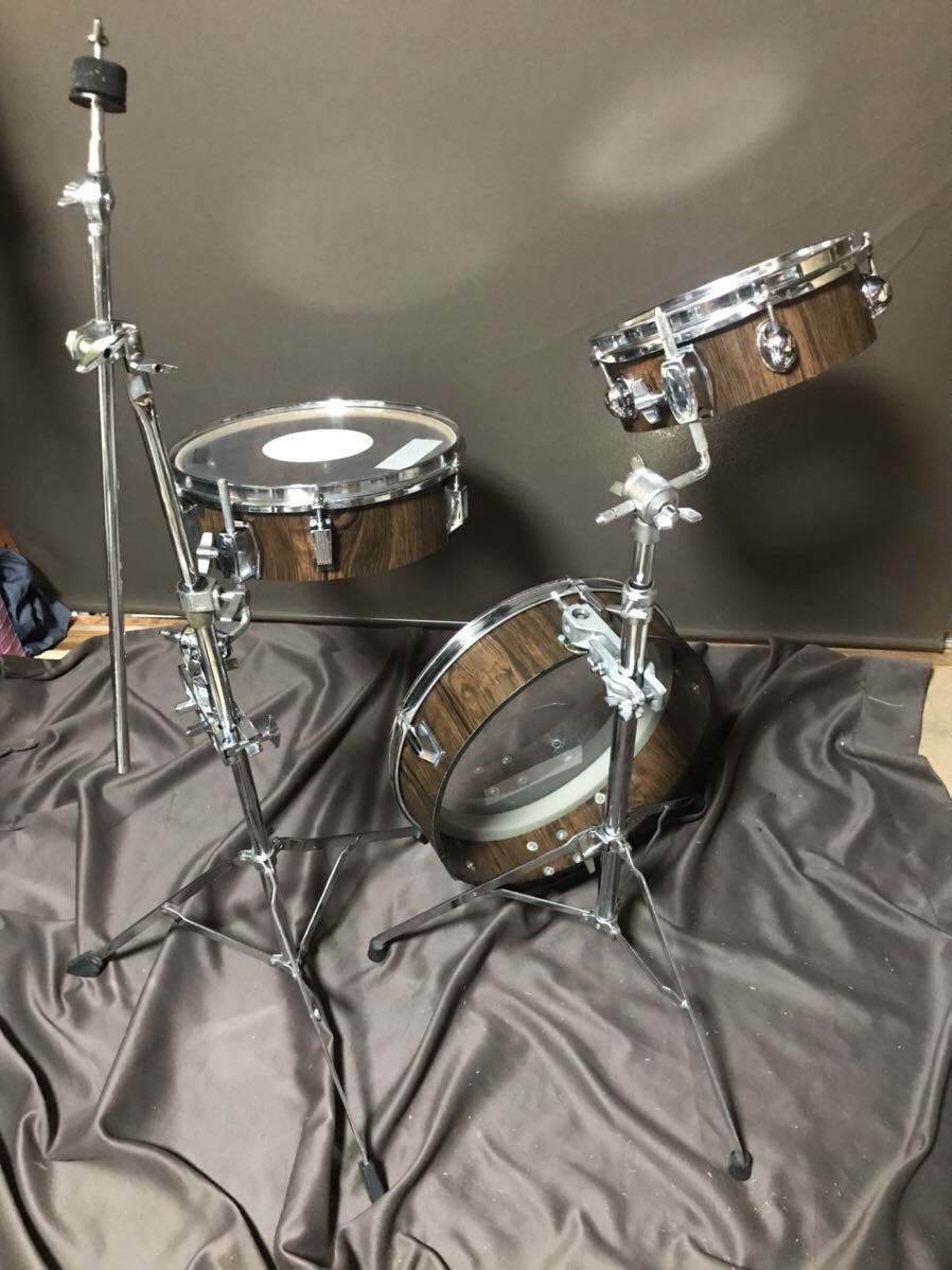BD16内完全収納タイプTT10FT13三点コンパクトドラムセット British Drum Co. The IMP Kit 小口径ドラムセット BD16″ TT10
