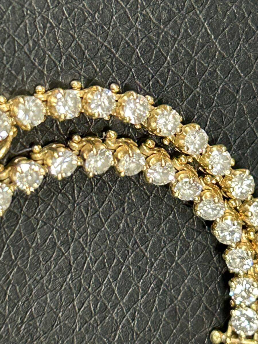 [ high quality ] bracele tennis bracele 18 gold 18K K18 diamond 4ct diamond free shipping 