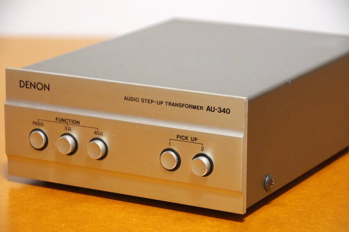 DENON MC昇圧トランスの最高峰 AU-340 デノン Transformer for moving coil cartridge