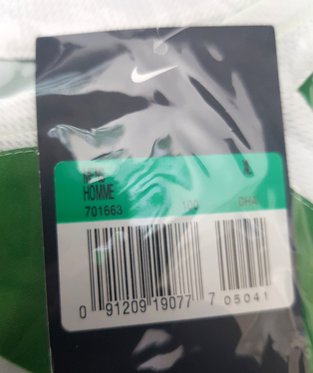 06-07セルティック Celtic(H)＃25 中村俊輔 NAKAMURA 選手用長袖 nike正規(guī) Dwango Cup XL