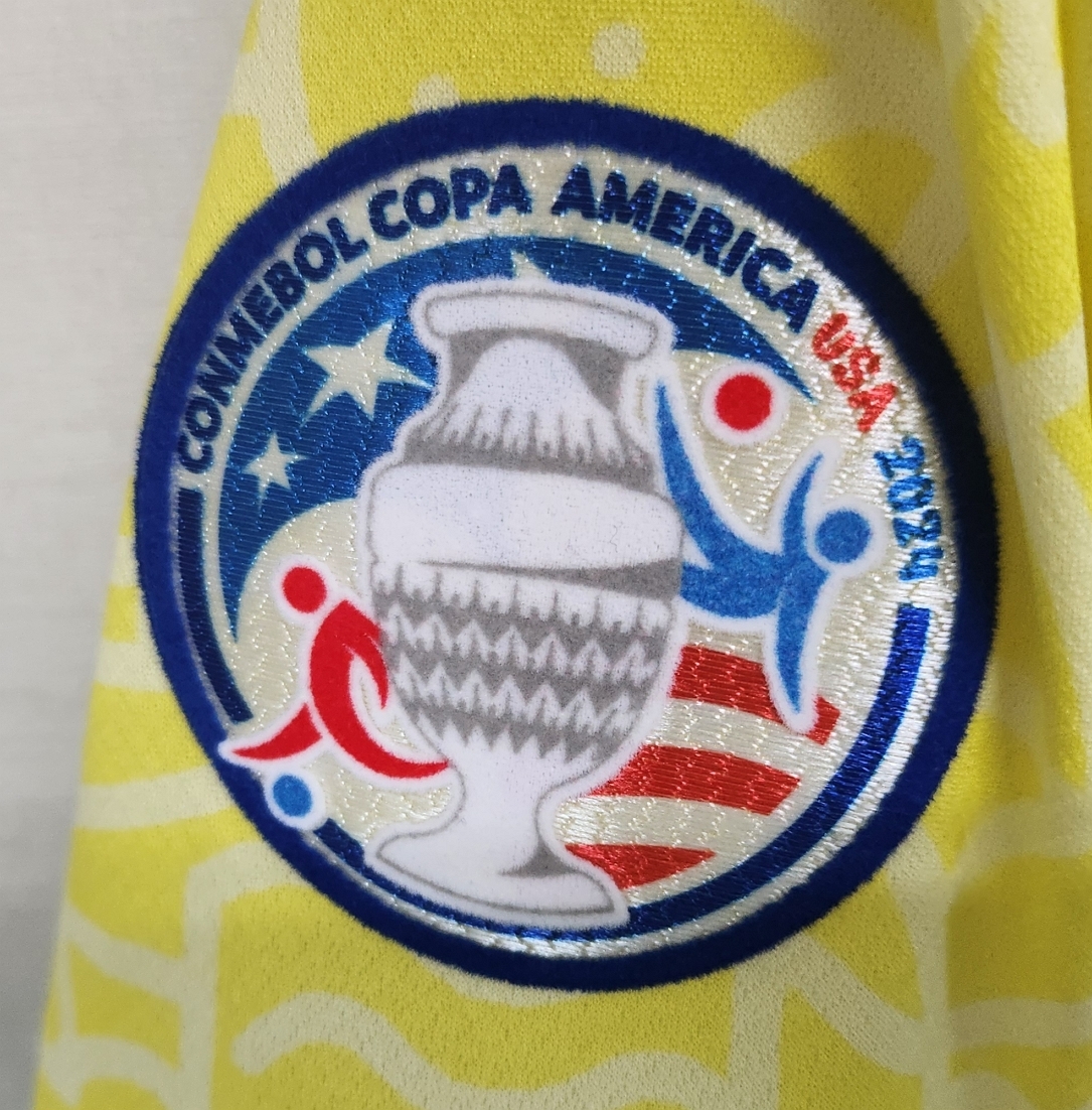 24 ブラジル Brazil CBF(H)#7 ヴィニシウス?ジュニオール Vincius Jnior 半袖 2024 COPA AMERICA コパ?アメリカ nike正規(guī) M