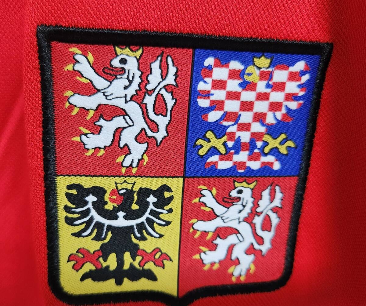 ユーロ04 チェコ Czech(H)#10 トマーシュ?ロシツキー Rosicky 半袖 正規(guī)PUMA Euro 2004仕様 XL