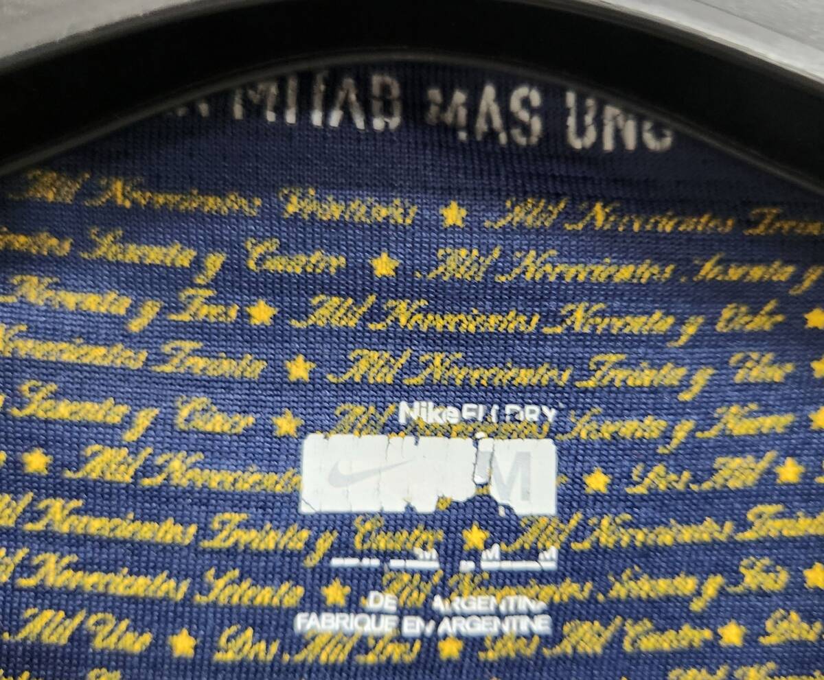 07-08ボカ?ジュニアーズ BOCA Juniors(H)#10 フアン?ロマン?リケルメ RIQUELME 半袖 nike正規(guī) リーグ仕様 M
