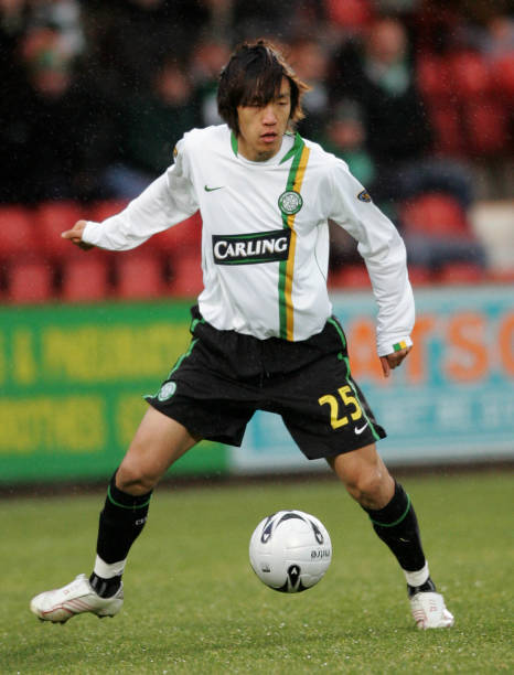 06-07 セルティック Celtic(3rd)＃25 中村俊輔 選手用半袖 nike スコットランドリーグ戦仕様 L