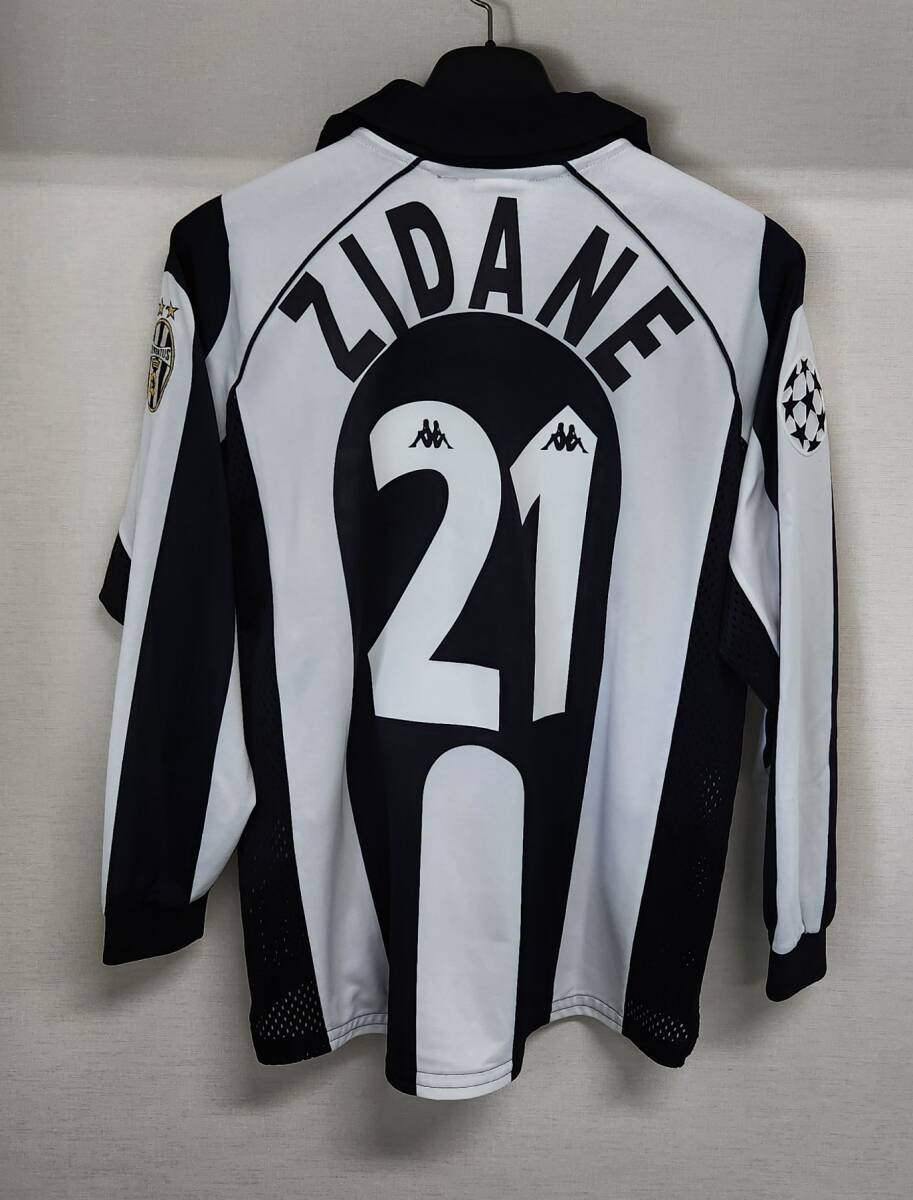 97-98ユベントス Juventus(H)#21 ジダン ZIDANE 長袖 100周年