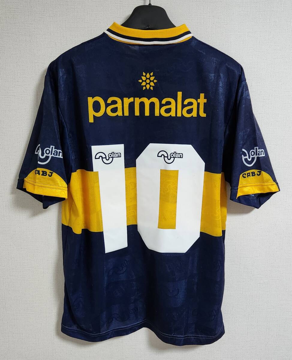 95-96ボカ?ジュニアーズ BOCA Juniors(H)#10 マラドーナ MARADONA半袖 90周年 リーグ仕様 44