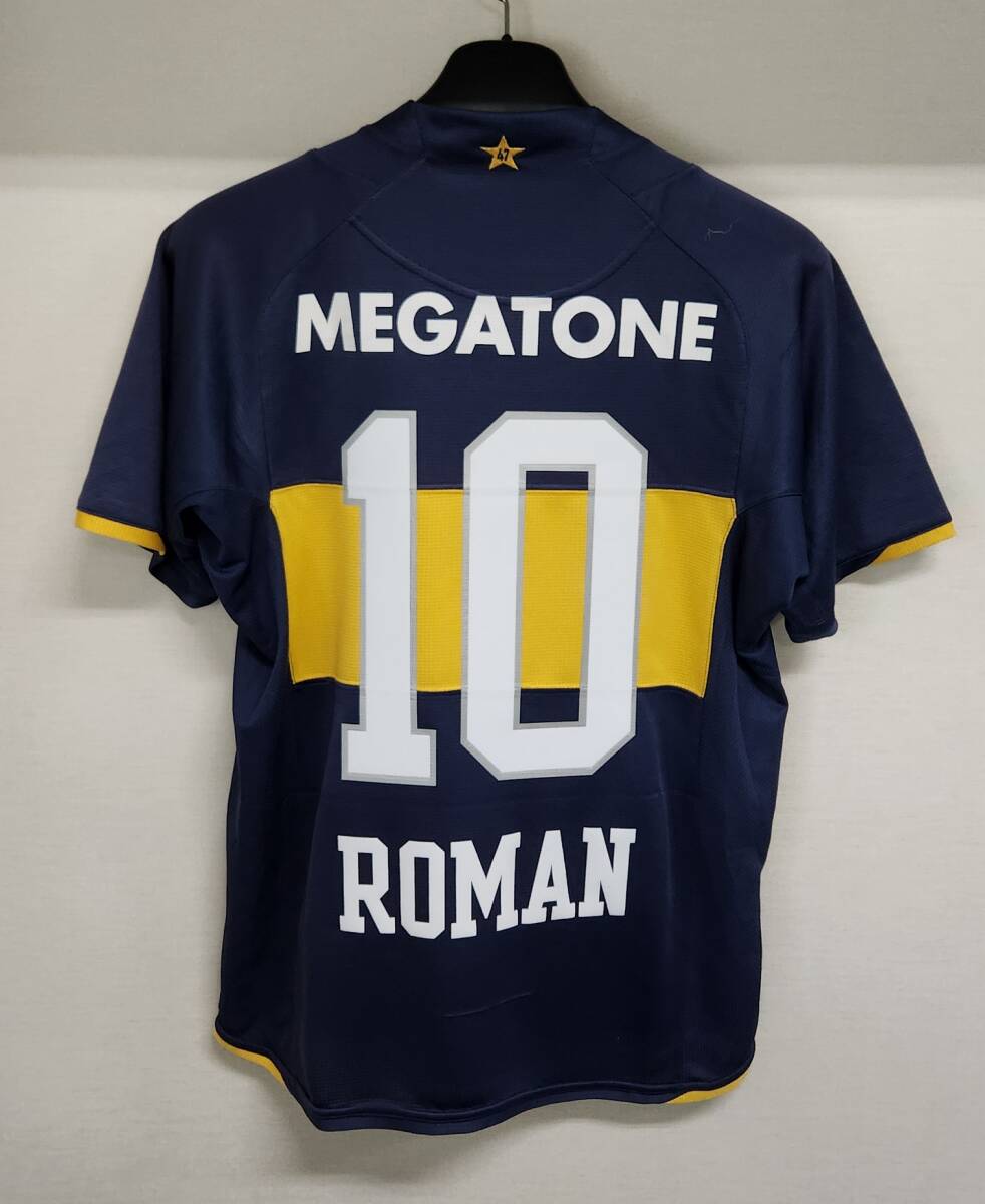 07-08ボカ?ジュニアーズ BOCA Juniors(H)#10 フアン?ロマン?リケルメ RIQUELME 半袖 nike正規(guī) リーグ仕様 M