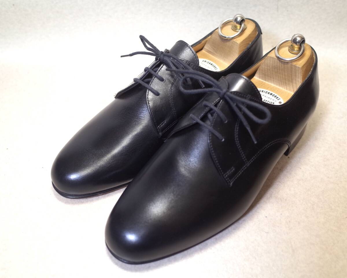 【即決価格落札で送料無料】4473■ARGUEYROLLES■未使用?フランス軍プレーントゥ/2005年オフィサーシューズ/サービス/27.5cm■