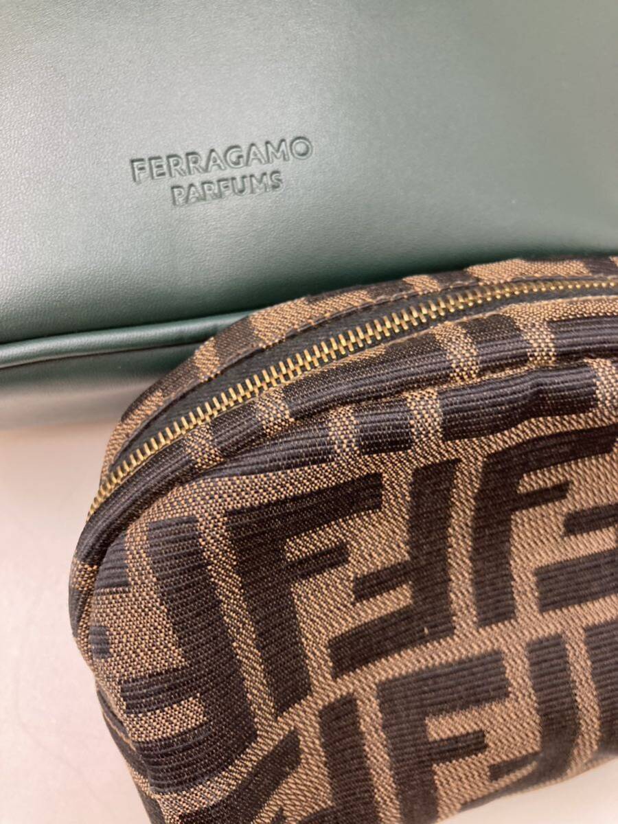 S[ pouch summarize ] Ferragamo FENDI Coach MCM Fendi COACH Mini pouch pouch 6 point travel gun chi-ni amenity 