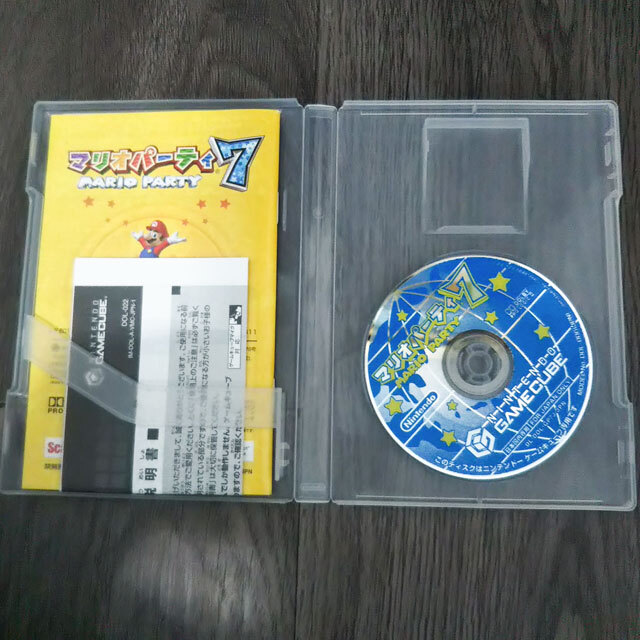 Nintendo Game Cube Mario вечеринка 7 Mike комплект Nintendo nintendo GAME CUBE soft текущее состояние доставка 