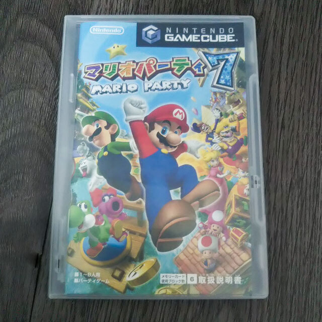 Nintendo Game Cube Mario вечеринка 7 Mike комплект Nintendo nintendo GAME CUBE soft текущее состояние доставка 
