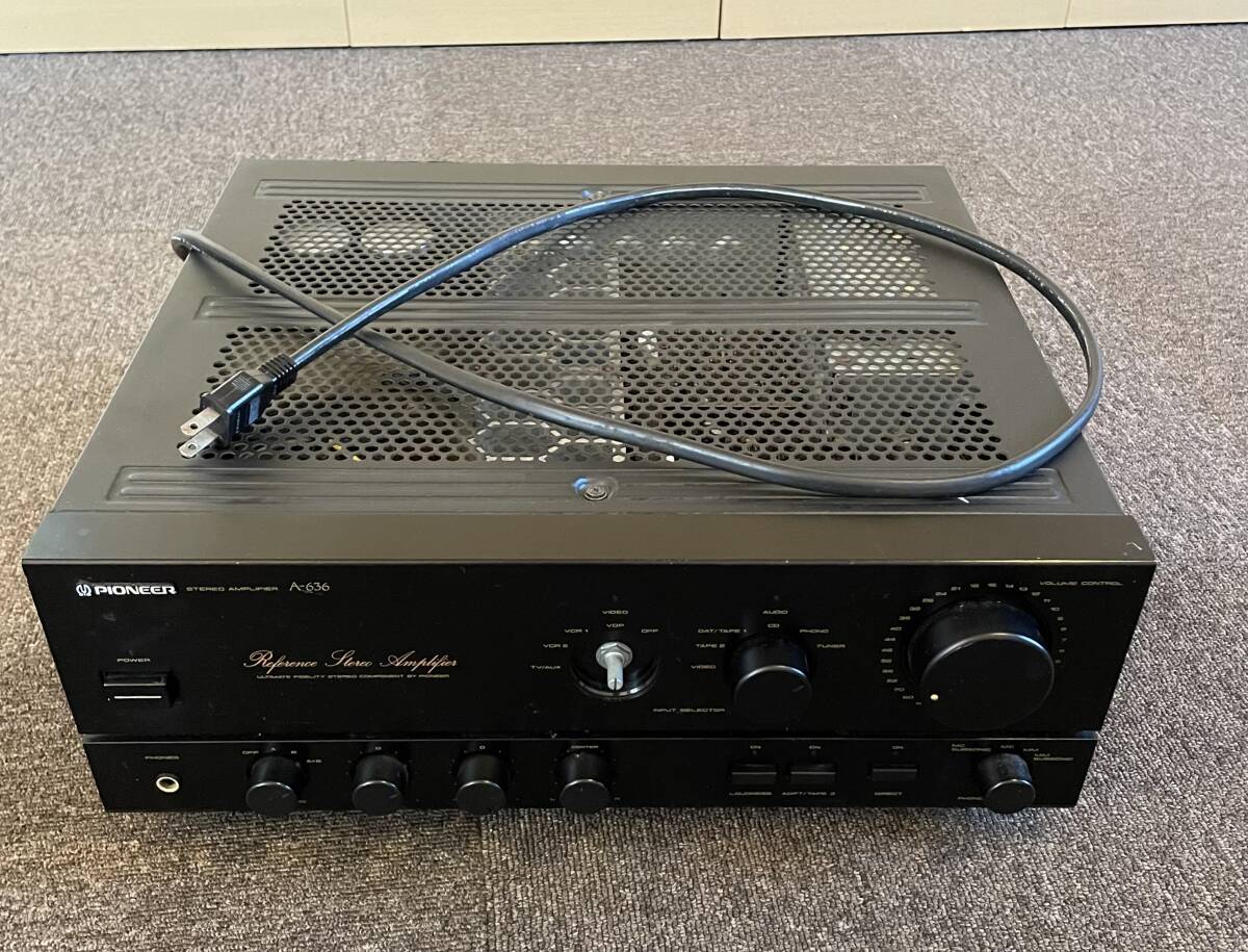 パイオニア　A-636 アンプ PIONEER パイオニア A-636ステレオプリメインアンプ - メルカリ