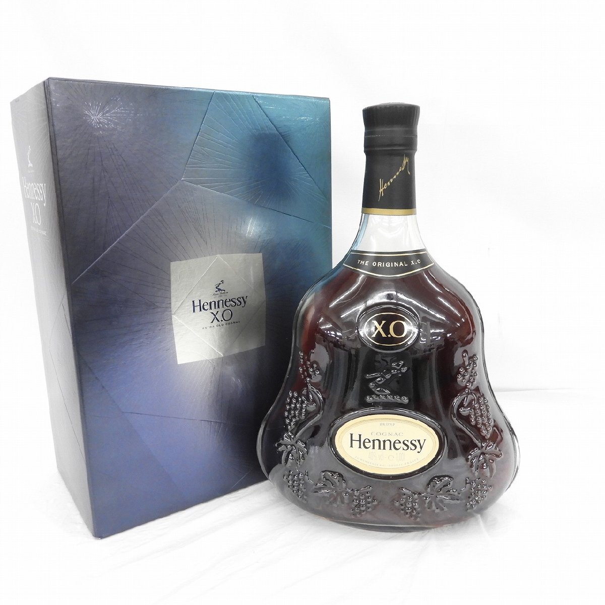 未開栓 Hennessy XO 黒キャップ 700ml 未開栓】Hennessy ヘネシー XO クリアボトル 黒キャップ