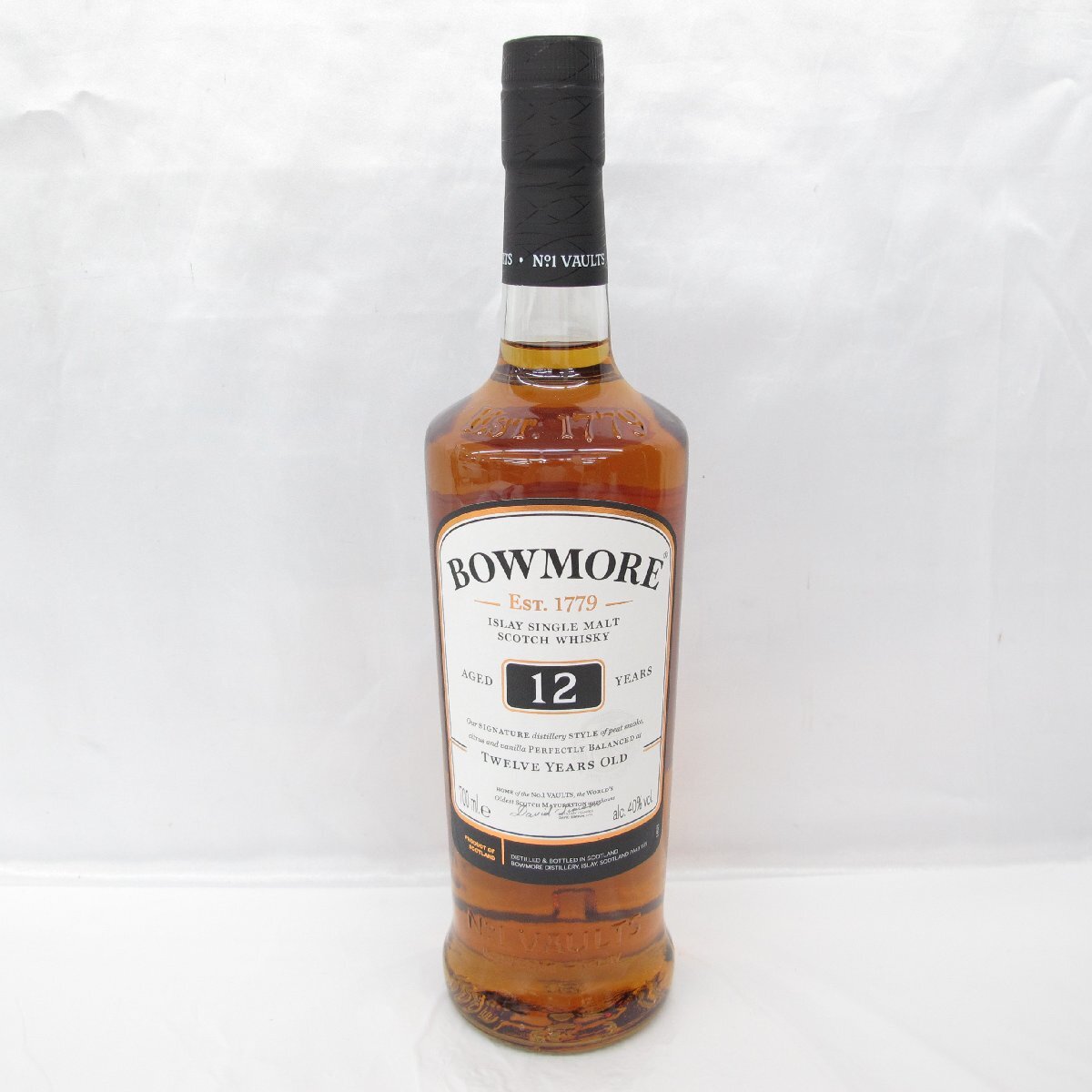 1円～【未開栓】BOWMORE ボウモア 12年 アイラ シングルモルト ウイスキー 700ml 40% 11651496 0822