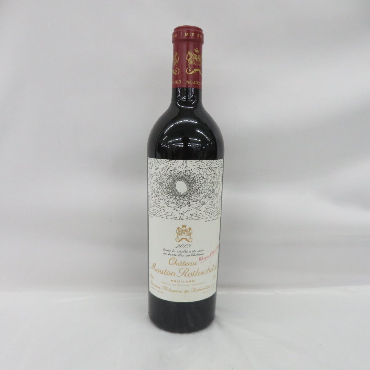 【未開栓】Chateau mouton rothschild シャトー・ムートン・ロートシルト 2002 赤 ワイン 750ml 13％ 11657962 0829