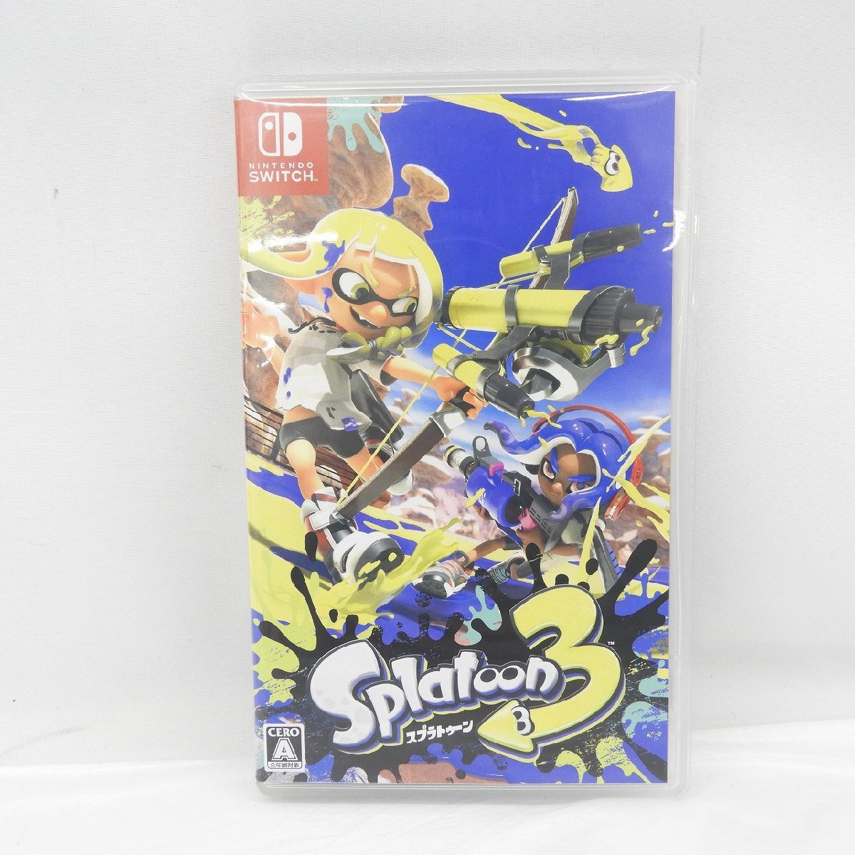 【美品】NINTENDO SWITCH ニンテンドー スイッチ用ゲームソフト スプラトゥーン3 11656365 0901