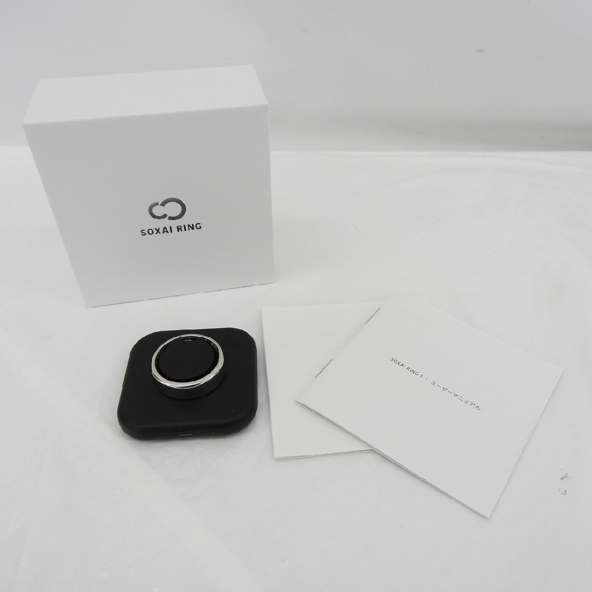 【中古品】スマートリング SOXAI RING I R10241 サイズ：24 シルバーカラー 863116842 0904
