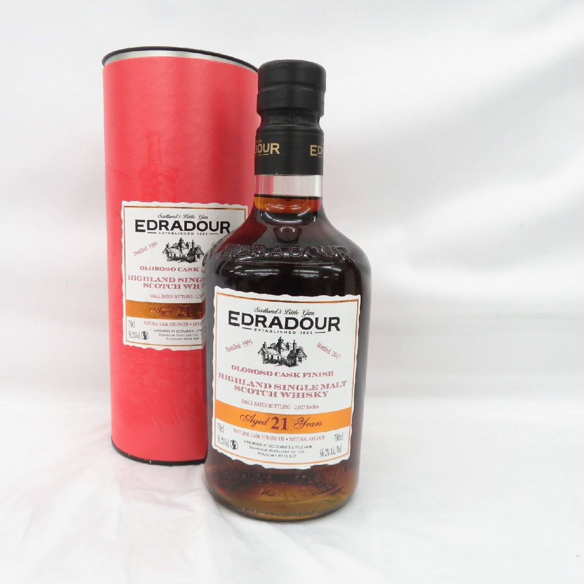 【未開栓】EDRADOUR エドラダワー 21年 オロロソカスクフィニッシュ ウイスキー 700ml 56.2% 箱付 11660118 0901