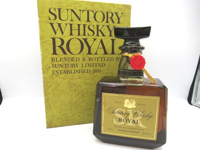 ☆千葉県限定発送 未開栓 古酒 SUNTORY WHISKY ROYAL サントリー ウイスキー ローヤル SR 720ml 43% 箱有☆