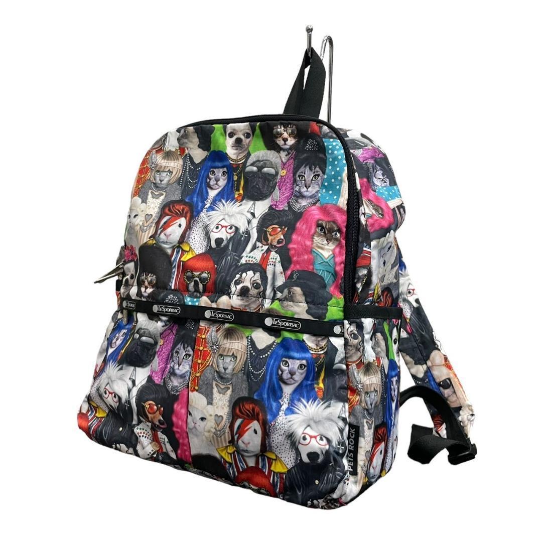 超美品　レスポートサック　ペッツロック　コラボ　リュック　ナイロン 超美品レスポートサックペッツロックコラボリュックナイロン