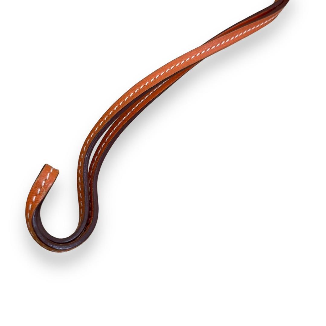 HERMES エルメス クラヴァッシュ パドック 馬術 ムチ オレンジ HERMES エルメス クラヴァッシュ パドック 馬術 ムチ オレンジ