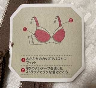 新品★トリンプ★D75★ブラウン★ボルドー?ピンクお花レース★ブラジャー★レッドレーベル　.E