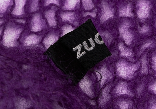  Zucca zucca мохнатый сеть палантин фиолетовый 