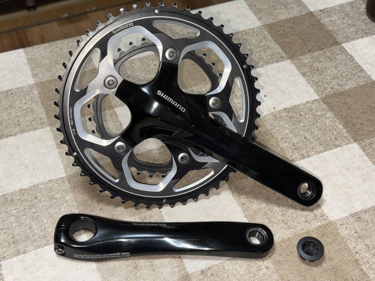 SHIMANO シマノクランク FC-RS500 50-34T 165ｍｍ 11s