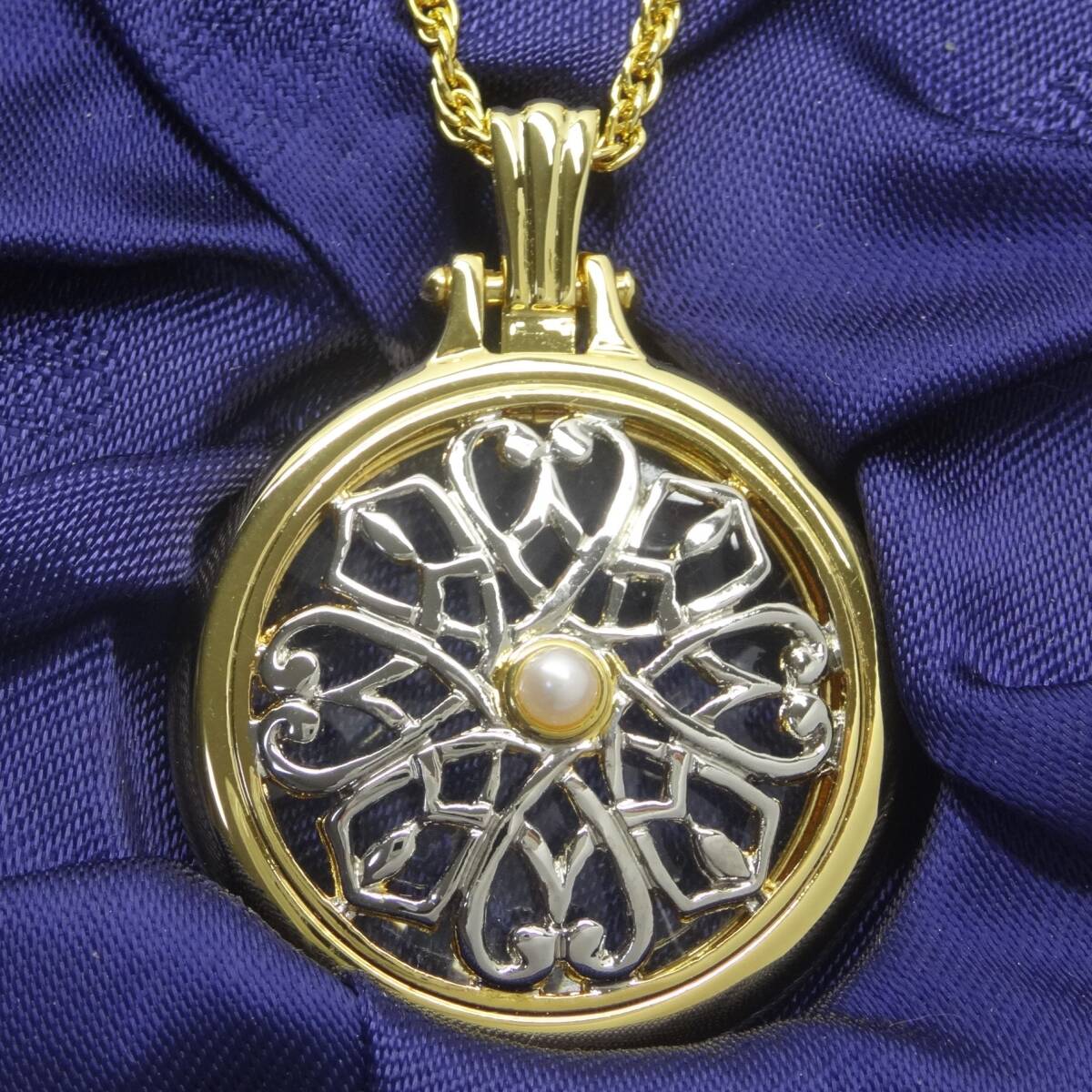 MIKIMOTO ミキモト ルーペ　ネックレス 花柄 楽天市場】質屋 MIKIMOTO ミキモト ペンダントルーペ パール
