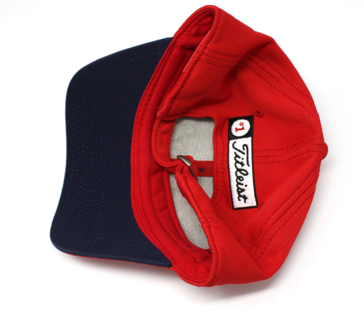 Д美品 TITLEIST by NEW ERA タイトリスト ニューエラ メッシュボディ スナップバック キャップ 帽子_画像3