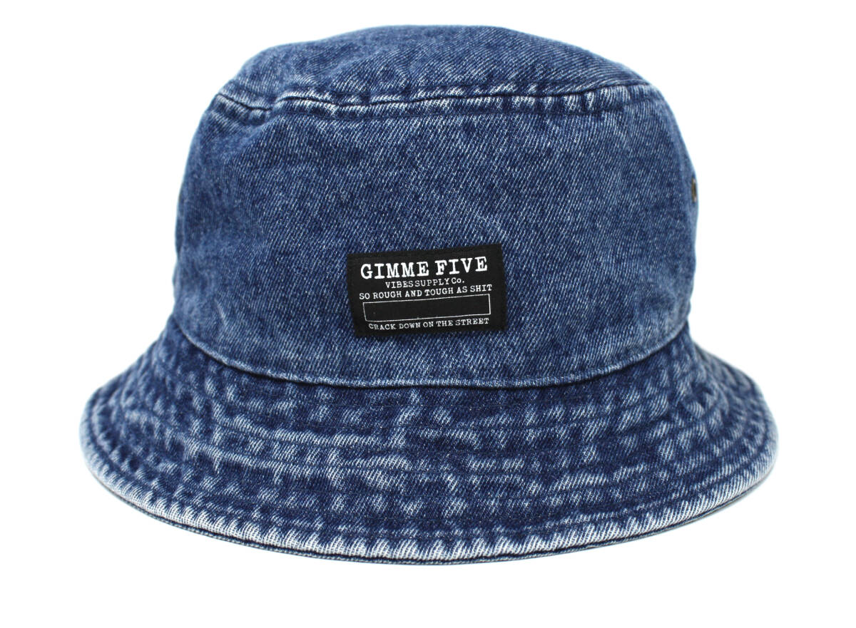 Д GIMME FIVE ギミーファイブ デニム バケットハット M_画像1