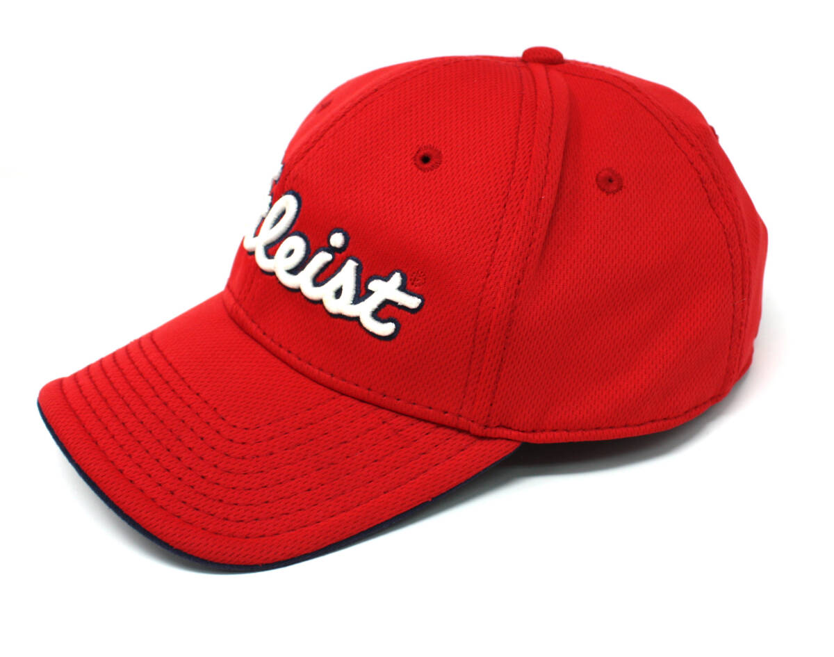 Д美品 TITLEIST by NEW ERA タイトリスト ニューエラ メッシュボディ スナップバック キャップ 帽子_画像2