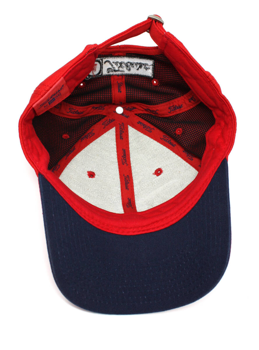 Д美品 TITLEIST by NEW ERA タイトリスト ニューエラ メッシュボディ スナップバック キャップ 帽子_画像5