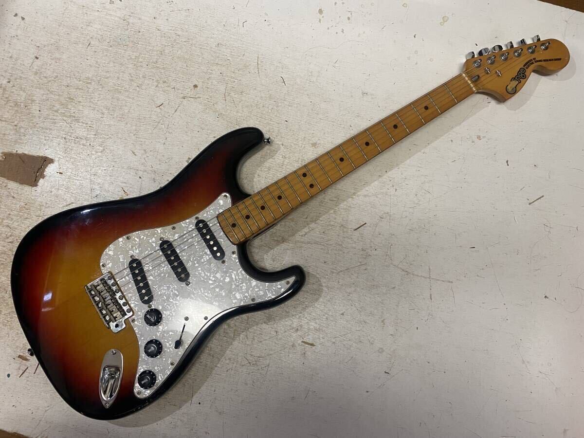 FERNANDES ストラトキャスター ギター ラージヘッド ラージヘッド FERNANDES Orange オレンジ ストラトキャスター