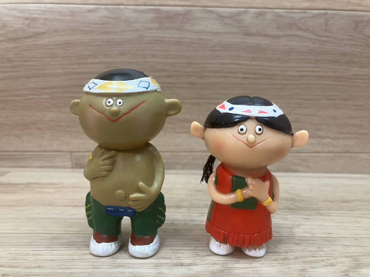 【美品】シスコーン 坊や チョコちゃん ソフビ 人形 フィギュア 昭和 レトロ 29. 当時物 シスコ CISCO シスコーン坊や チョコちゃん 二体