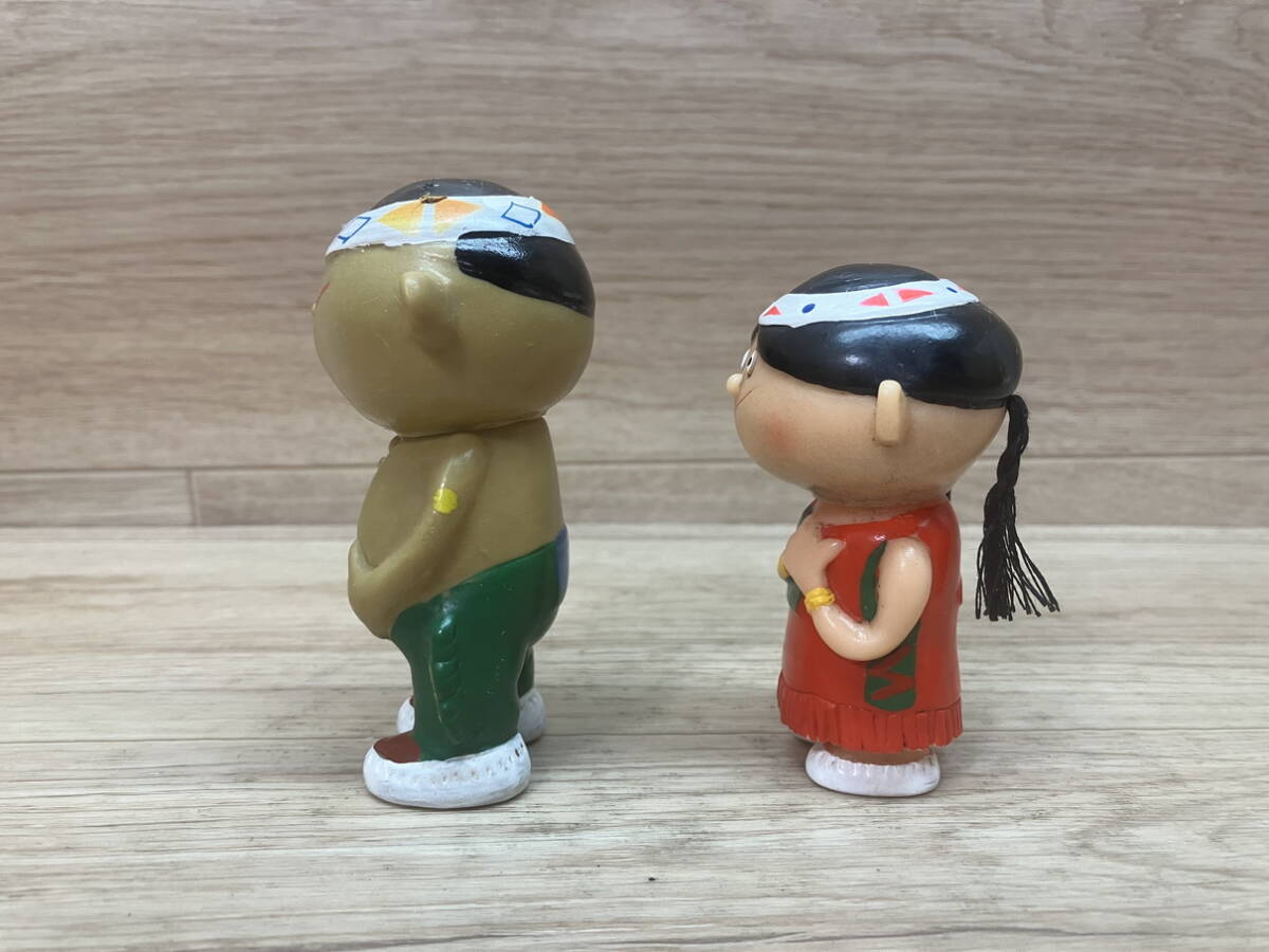 【美品】シスコーン 坊や チョコちゃん ソフビ 人形 フィギュア 昭和 レトロ 29. 当時物 シスコ CISCO シスコーン坊や チョコちゃん 二体