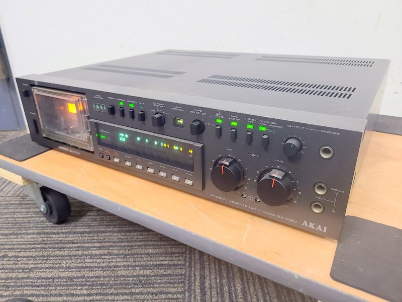 【動作未確認】AKAI GX-F90 カセットデッキ アカイ 1円～　Y7406