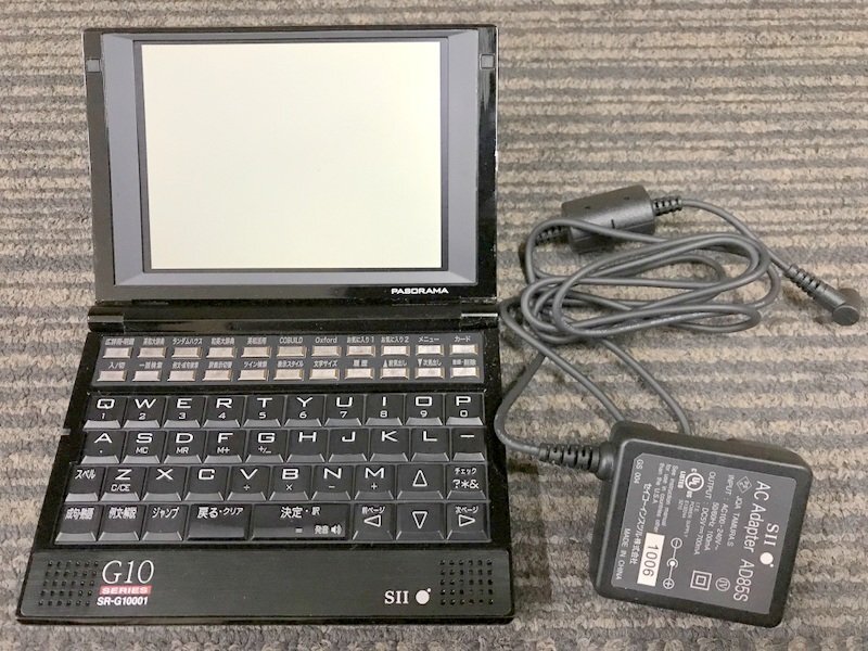 【通電動作未確認】SEIKO G10SERIES SR-G10001 電子辞書 セイコー 1円~　S3849