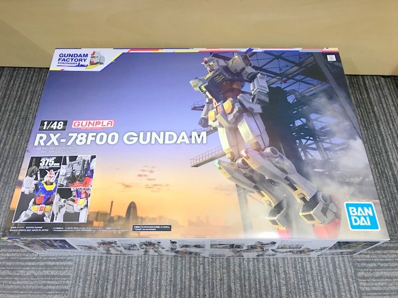 【未組立品】BANDAI GUNDAM FACTORY YOKOHAMA 1/48 GUNPLA RX-78F00 GUNDAM 機動戦士ガンダム プラモデル ヨコハマ バンダイ 1円~　S3859