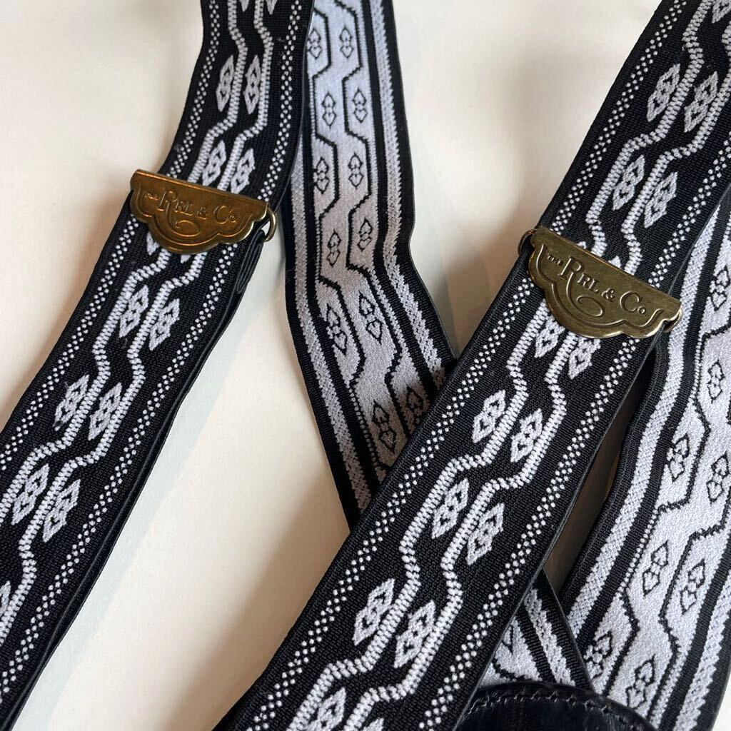 希少】RRL “Black Native Suspender” サスペンダー ベルト 希少】RRL “Black Native Suspender” サスペンダー ベルト