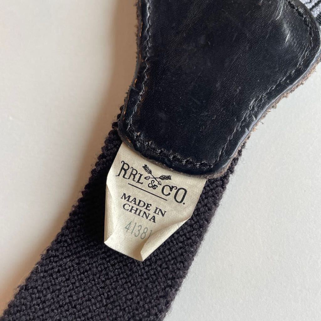 希少】RRL “Black Native Suspender” サスペンダー ベルト 希少】RRL “Black Native Suspender” サスペンダー ベルト
